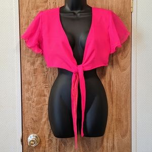 *Host Pick* Moondance Inc Magenta Dance Shrug--runs VERY small